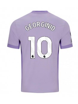 Moški Nogometna dresi replika Brighton Georginio Rutter #10 Gostujoči 2025-26 Kratek rokav Moški Nogometna dresi replika Brighton Georginio Rutter #10 Gostujoči 2025-26 Kratek rokav